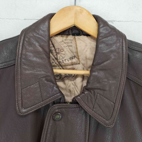 sheepskin 羊革 シボ A-2 フライトジャケット メンズ
