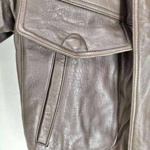 sheepskin 羊革 シボ A-2 フライトジャケット メンズ
