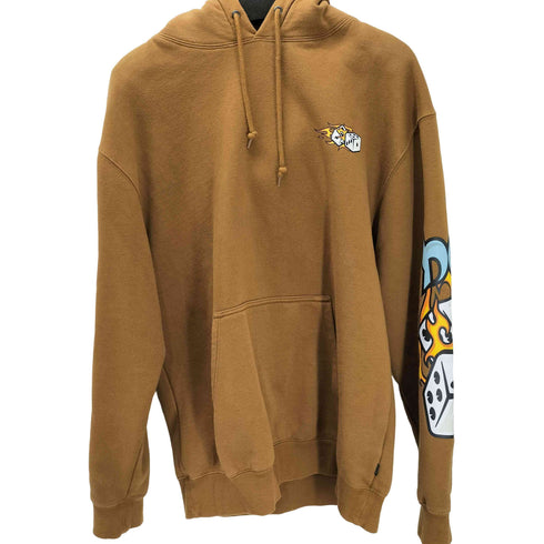 ハフ HUF DICEY P/O HOODIE ダイス プルオーバー フーディー パーカー メンズ import:L
