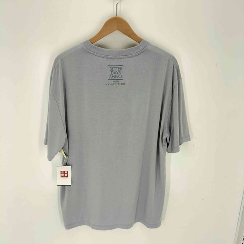ジェラートピケ gelato pique クールレーヨンロゴTシャツ&ハーフパンツセット メンズ L