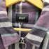 ハフ HUF JETT PLAID ZIP SHIRT ジェット プレイド ジップ シャツ メンズ import:L