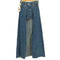 ジェイダ GYDA OVERLAP EMBOSSロングデニムスカート レディース FREE