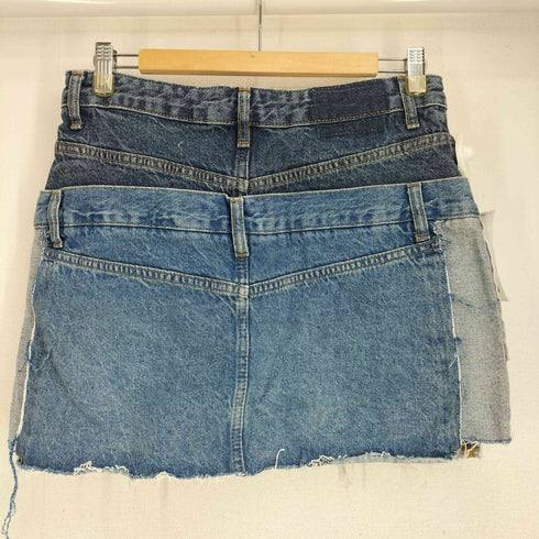 ザラ ZARA レイヤード デニム スカート レディース