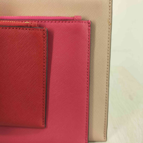 マイケルコース Michael Kors サフィアーノレザー トリオポーチ レディース