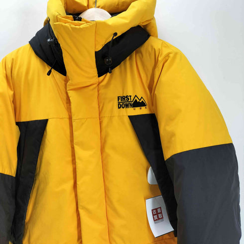 ファーストダウン FIRST DOWN 別注 パネル ショートダウン ジャケット メンズ import:M