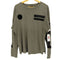 ディーゼル DIESEL コットン パッチワーク 長袖 Tシャツ メンズ import:XS
