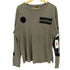 ディーゼル DIESEL コットン パッチワーク 長袖 Tシャツ メンズ import:XS