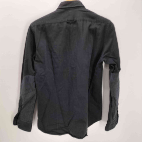 Sae Shirt フェルト 異素材切替 コットン ツイル L/S シャツ メンズ 38