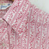 SHIRT 70s ネコ目ボタン 花柄シャツ レディース