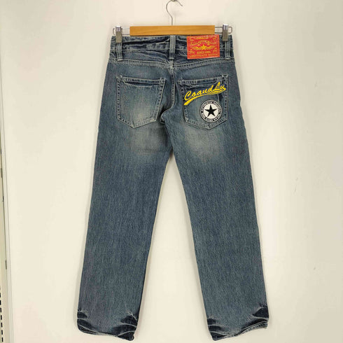 CO&LU}ペイント パッチワークデザインデニムパンツ レディース 24