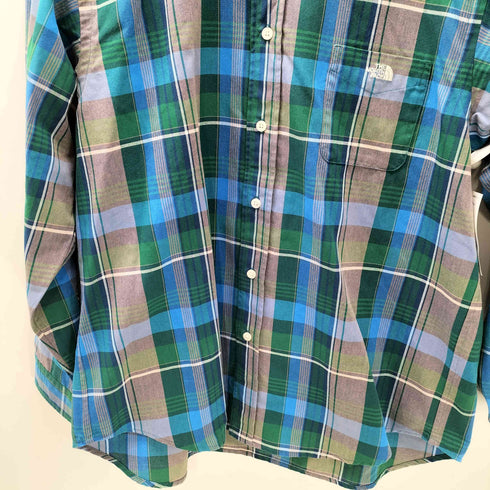 ザノースフェイス THE NORTH FACE L/S Madras Shirt ロングスリーブ マドラス シャツ ユニセックス メンズ import:S