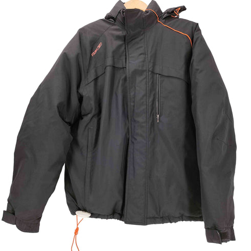 リーボック Reebok Rbk ベクター ロゴ プリント パッカブルフード 中綿 ジャケット 裾ドローコード 止水ジップ メンズ import:XL