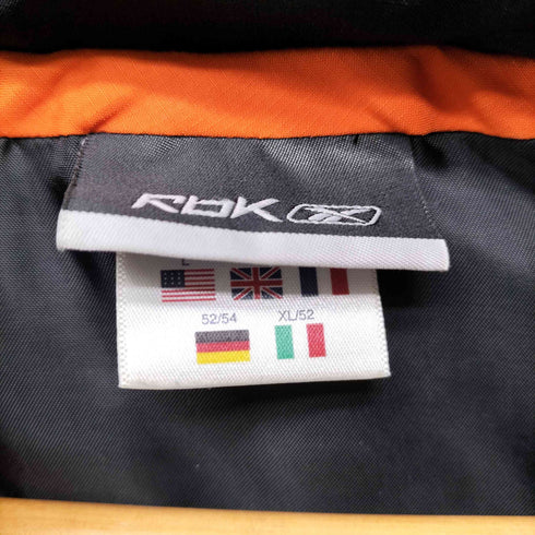 リーボック Reebok Rbk ベクター ロゴ プリント パッカブルフード 中綿 ジャケット 裾ドローコード 止水ジップ メンズ import:XL