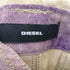 ディーゼル DIESEL バックメタルロゴプレート プリント デニム オーバーオール レディース 26