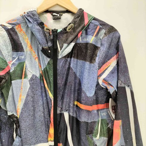 プーマ PUMA hussein chalayan MN UM X-Ray Windbreaker 総柄 ウインドブレーカー ジップ パーカー メンズ US:M