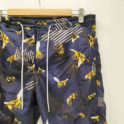 ヒュンメル HUMMEL 12SS H Bee 蜂 総柄 プリント イージー ショート パンツ ショーツ メンズ M
