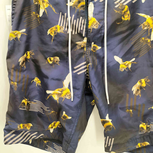 ヒュンメル HUMMEL 12SS H Bee 蜂 総柄 プリント イージー ショート パンツ ショーツ メンズ M