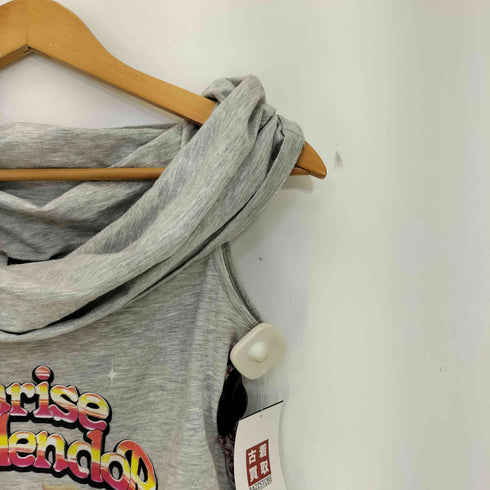 ドルチェアンドガッバーナ DOLCE&GABBANA 90s~00s Y2K ITTIERRE ワンショルダー プリント カットソー レディース import:M
