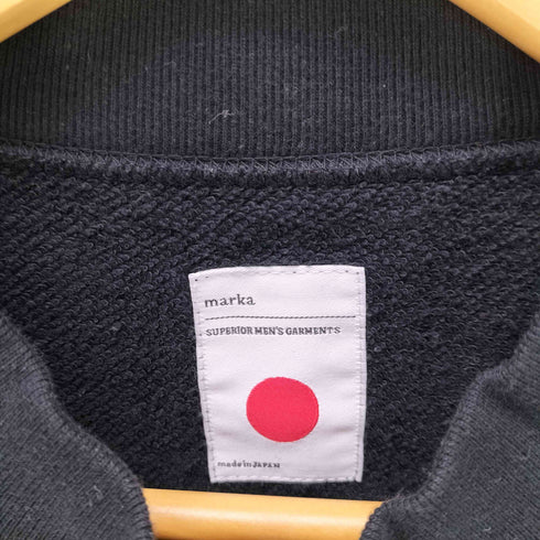 マーカ marka アーム ステッチ 裏起毛 クルーネック スウェット メンズ