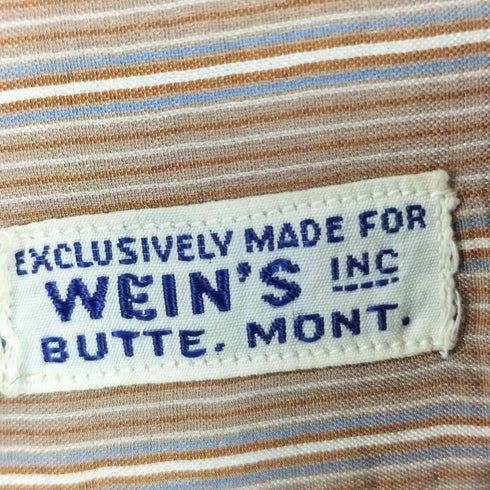 WEIN'S ストライプシャツ メンズ
