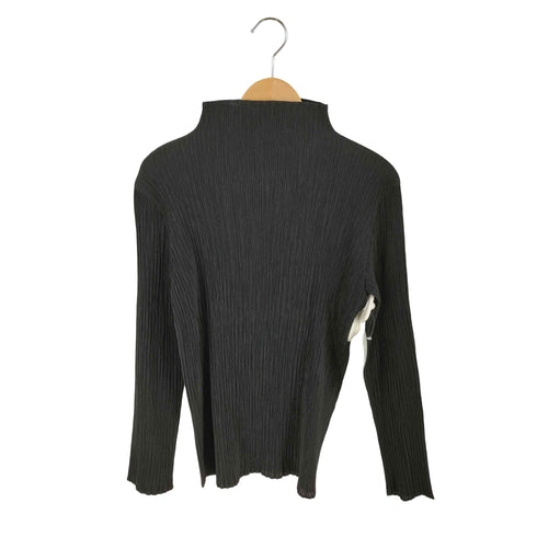 イッセイミヤケ ISSEY MIYAKE 90S ハイネックプリーツシャツ レディース JPN:M