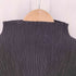 イッセイミヤケ ISSEY MIYAKE 90S ハイネックプリーツシャツ レディース JPN:M