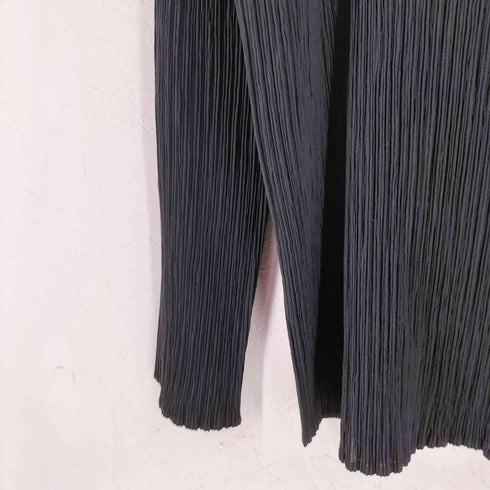 イッセイミヤケ ISSEY MIYAKE 90S ハイネックプリーツシャツ レディース JPN:M