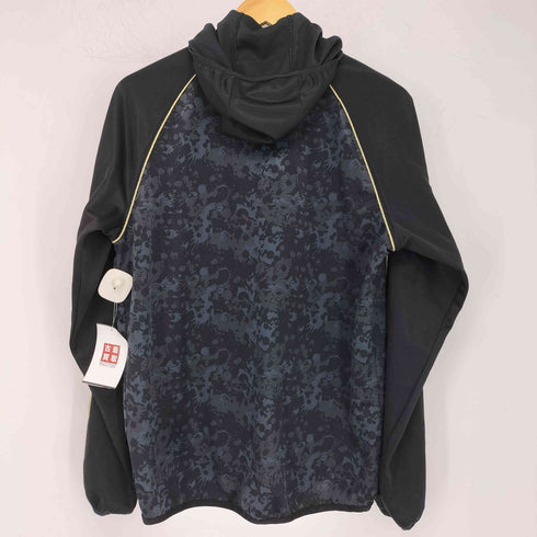 アディダス adidas フーデット トラック トップ ジャージー ジャケット ブラック/ゴールド メンズ JPN:L