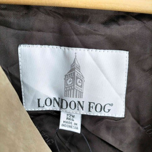 ロンドンフォグ LONDON FOG ピーチスキン トレンチコート レディース 22W