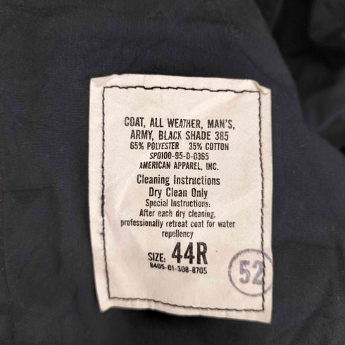 ユーエスアーミー U.S. ARMY american apparel ライナー付き トレンチコート メンズ 44R