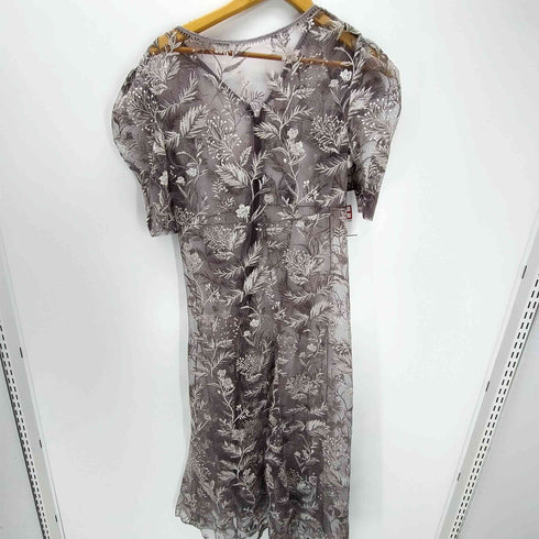 スナイデル snidel エンブロイダリーパフスリーブワンピース レディース 0