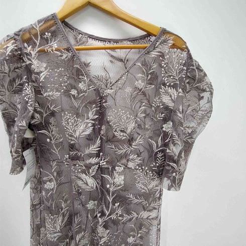 スナイデル snidel エンブロイダリーパフスリーブワンピース レディース 0