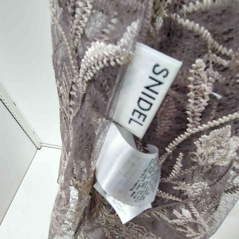 スナイデル snidel エンブロイダリーパフスリーブワンピース レディース 0