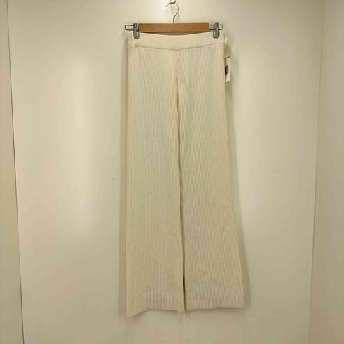 ビューティーアンドユースユナイテッドアローズ BEAUTY & YOUTH UNITED ARROWS リブニットストレートパンツ -ウォッシャブル レディース JPN:M
