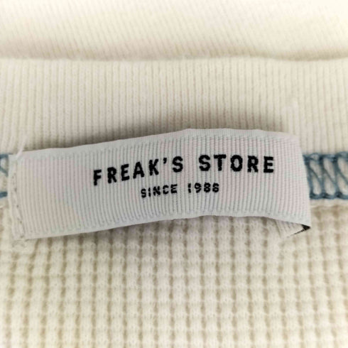 フリークスストア FREAKS STORE 配色メロー ワッフルプルオーバー レディース FREE