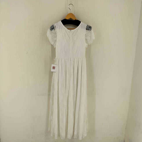 EVER PRETTY Deep V Neck Short See Through Sleeves A Line Evening Dresses レディース import:M