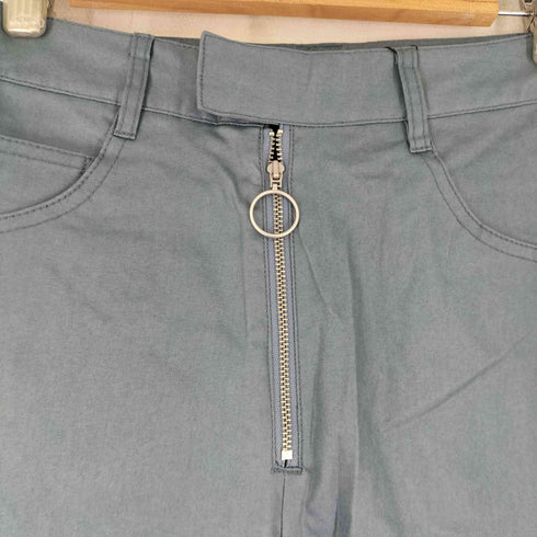 ジーナシス JEANASIS フロントジップ コーティングパンツ レディース S