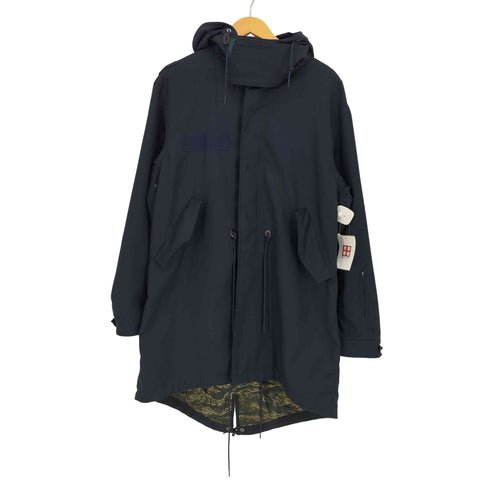 ソフネット SOPHNET. 18ss MODS COAT 裏地タイガーカモ ワイヤーフード モッズコート メンズ JPN:L