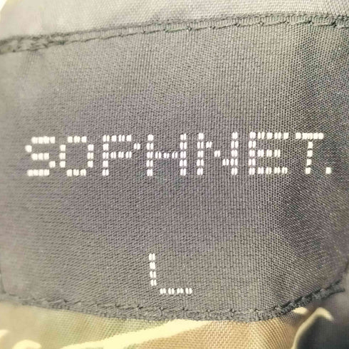 ソフネット SOPHNET. 18ss MODS COAT 裏地タイガーカモ ワイヤーフード モッズコート メンズ JPN:L