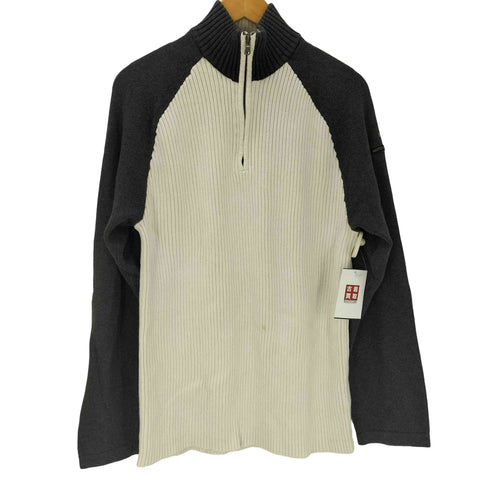 ノーティカ NAUTICA リブ ハーフジップニット メンズ import:XL