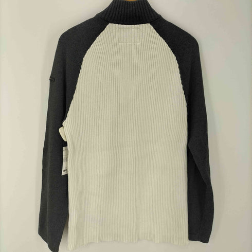 ノーティカ NAUTICA リブ ハーフジップニット メンズ import:XL