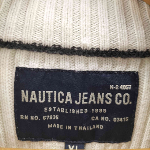 ノーティカ NAUTICA リブ ハーフジップニット メンズ import:XL