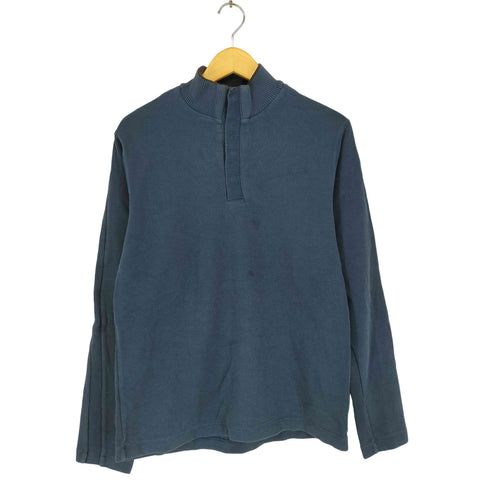 hathaway ハーフスナップ コットンニット メンズ import:M