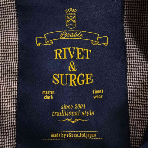 RIVET&SURGE ワッペンスタジャン メンズ FREE