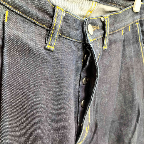 SUBLATIONS TUCK WIDE DENIM PANT メンズ 1