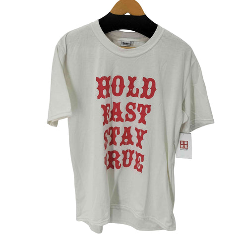 ロンハーマン Ron Herman HOLD FAST STAY TRUE プリントT レディース import:L