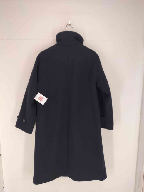 ユナイテッドアローズグリーンレーベルリラクシング UNITED ARROWS green label relaxing ソフトメルトン スタンドカラー コート レディース 38
