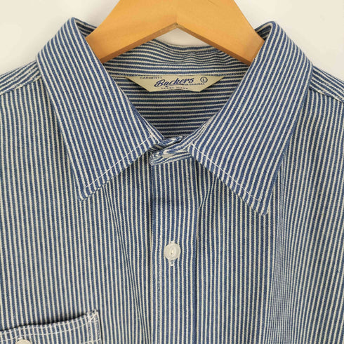 バッカーズ Backers 長袖 ヒッコリー ワークシャツ メンズ JPN:L