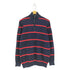 オールドネイビー OLD NAVY ハーフジップ ボーダー ニット メンズ import:L