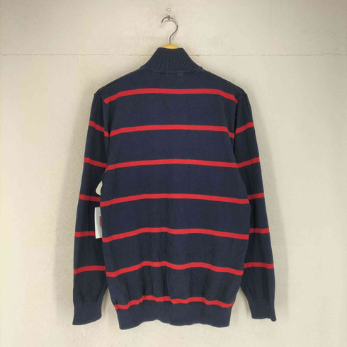 オールドネイビー OLD NAVY ハーフジップ ボーダー ニット メンズ import:L